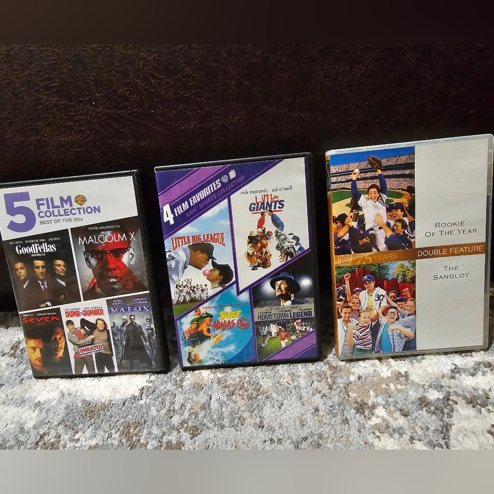 3 Multi-Movie DVDs